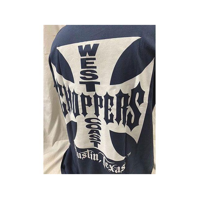 ウエストコーストチョッパーズ OGロゴ 半袖Tシャツ（ネイビー） サイズ