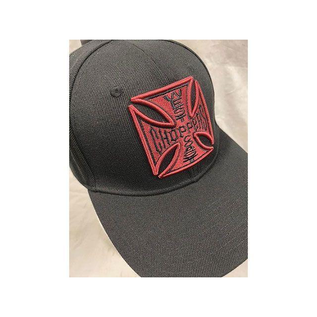 ウエストコーストチョッパーズ キャップ（黒×赤） WEST COAST CHOPPERS
