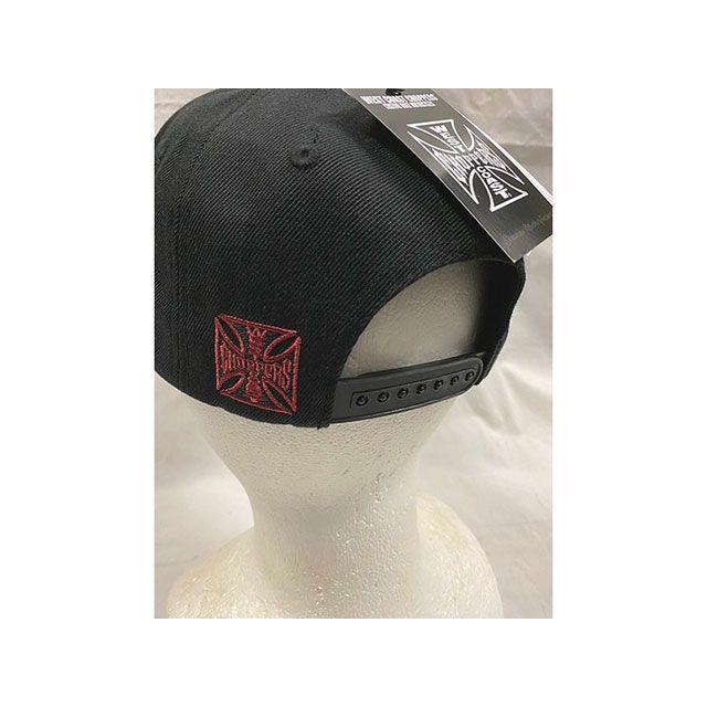 ウエストコーストチョッパーズ キャップ（黒×赤） WEST COAST CHOPPERS