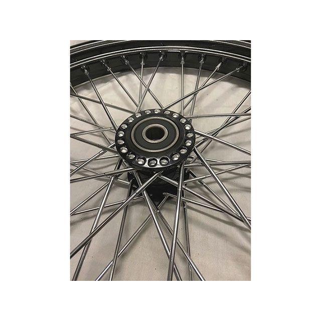 部品屋K&W 21×2.15J 21インチ フロントスプールハブホイールKIT