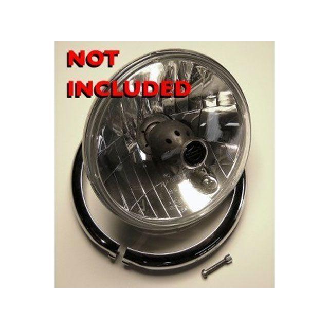 部品屋K&W スポーツスター EMD製 OEM 5-3/4インチ用 VituminA ヘッド