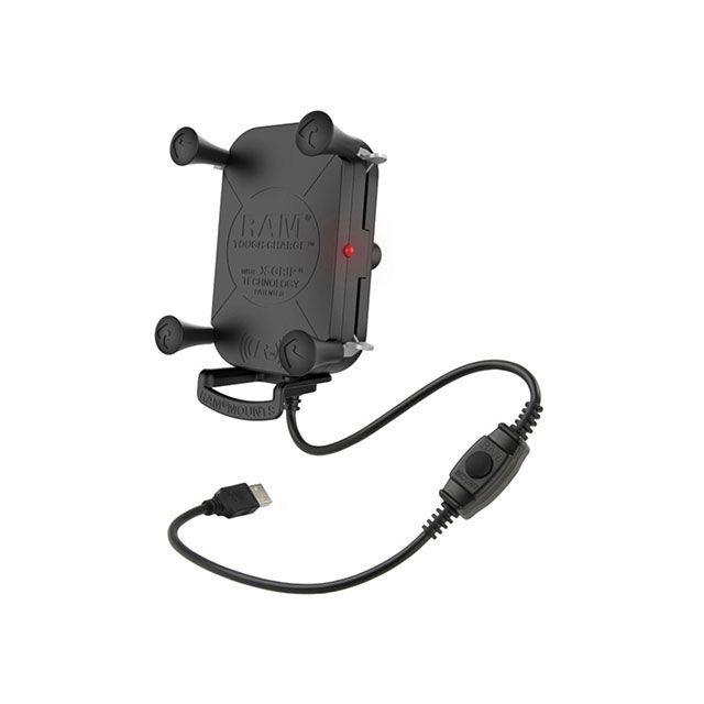 らむさま専用　大サービス！ RAM MOUNTS ラムマウント 防水ワイヤレス充電Xグリップ テザー付（最大