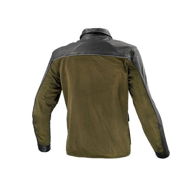 コミネ 2024春夏モデル JK-170 レザーメッシュロングジャケット（オリーブ） サイズ 3XL KOMINE_1