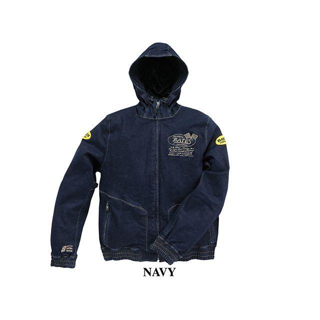 ベイツ 2024春夏モデル SA-D2416P ストレッチデニムパーカー（ネイビー） サイズ XXL BATES BATES（ベイツ） 2024春夏モデル SA-D2416P ストレッチデニムパーカー