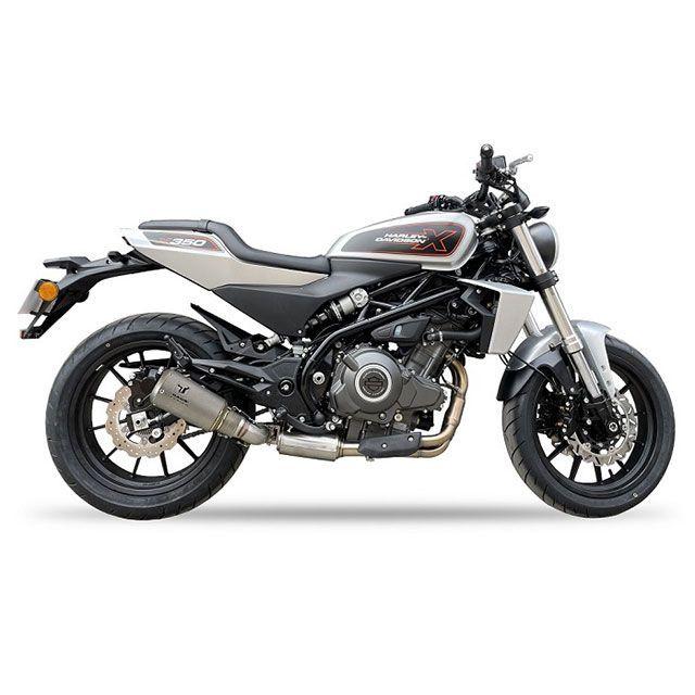 アイエックスレース X350 HARLEY DAVIDSON X350 スリップオンマフラー MK2T コニカルショート IXRACEの画像