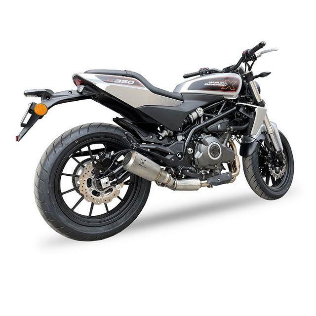 アイエックスレース X350 HARLEY DAVIDSON X350 スリップオンマフラー MK2T コニカルショート IXRACEの画像