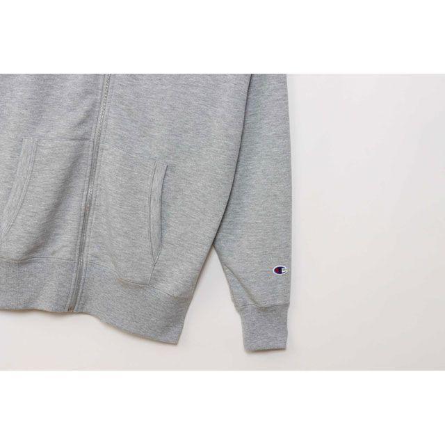 正規品／チャンピオン C3-YS150 ZIP HOODED SWEAT（オックスフォードグレー） サイズ：M champion キャンプ｜camp｜05