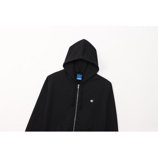 正規品／チャンピオン C3-YS150 ZIP HOODED SWEAT（ブラック） サイズ：M champion キャンプ｜camp｜03