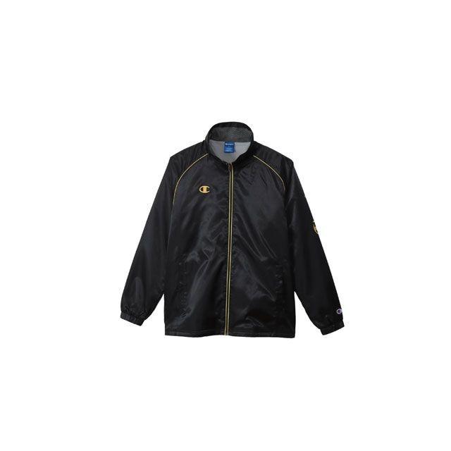 正規品／チャンピオン C3-YSC16 WIND BREAKER JAC（ブラック×ゴールド） サイズ：M champion キャンプ｜camp｜09