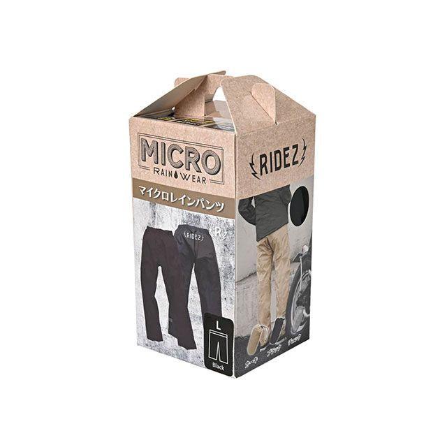 RIDEZ ライズ MCR04 バイク用レインパンツ MICRO（チェック） サイズ