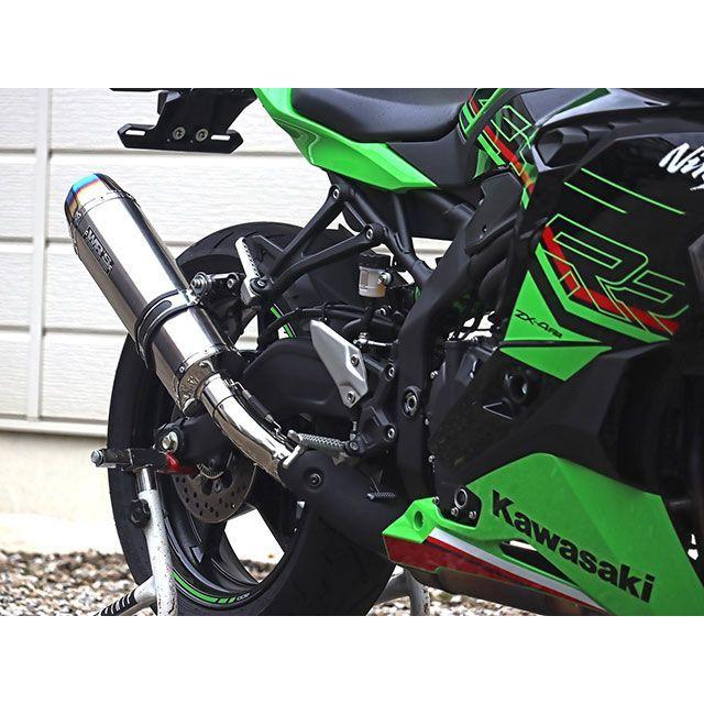 正規品／ダブルアールズ ニンジャZX-25R ZX-25R SE JMCA スリップオン SS-OVAL ソリッドチタン WR’S バイク｜camp｜02