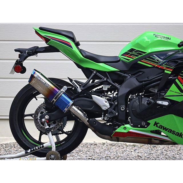 正規品／ダブルアールズ ニンジャZX-25R ZX-25R SE JMCA スリップオン SS-OVAL 焼き色チタンタイプ WR’S バイク｜camp｜08