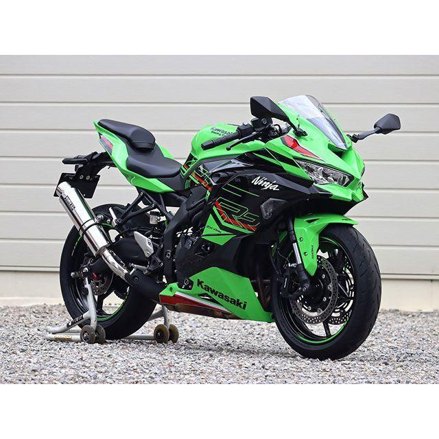 正規品／ダブルアールズ ニンジャZX-25R ZX-25R SE JMCA スリップオン ラウンド・ステンレスサイレンサー WR’S バイク｜camp｜02