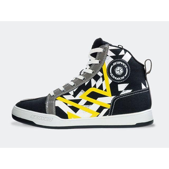 スコイコ XJX-MT068 Rシューズ（ブラック/ホワイト） サイズ 41 SCOYCO