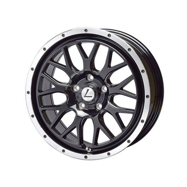 トライアルファ レオウィング エムクロス 18×7.5J 4本セット（ブラック