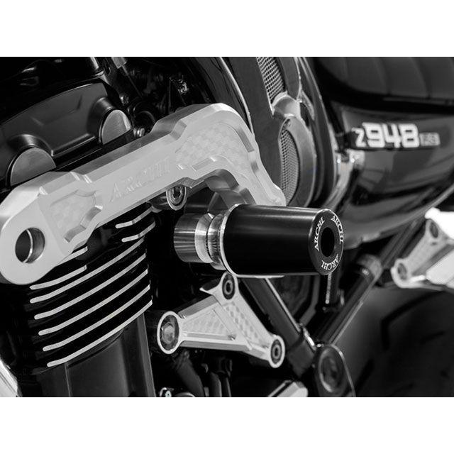 ARCHI（バイク） - アーキ Z900RS/CAFE ARCHI ハニカムサブフレーム用 スライダー一揃いの道具 色合い シャイニングシルバー ARCHI