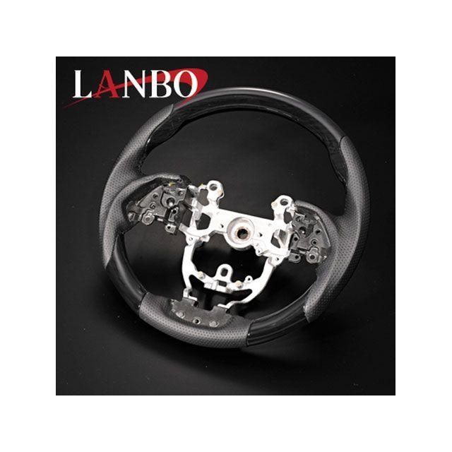 メーカー不明 オリジナル初心者セット4点 LANBO オリジナルコンビステアリング プリウス ZVW50/51/55（黒木目
