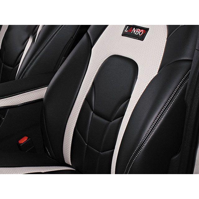 LANBO レザーシートカバー Type VOID C-HR ZYX10（ブラック×ホワイト