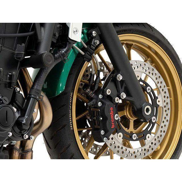 スウェッジラインプロ Z650RS フロントホースキット バイピース（レッド＆ブルー） ホースカラー ブラック SWAGE-LINE PRO_1