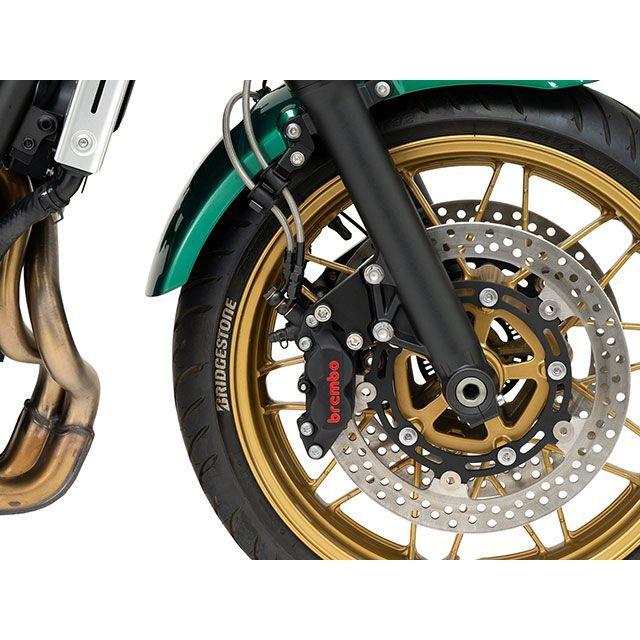 スウェッジラインプロ Z650RS フロントホースキット バイピース（レッド＆ブルー） ホースカラー ブラック SWAGE-LINE PRO_3