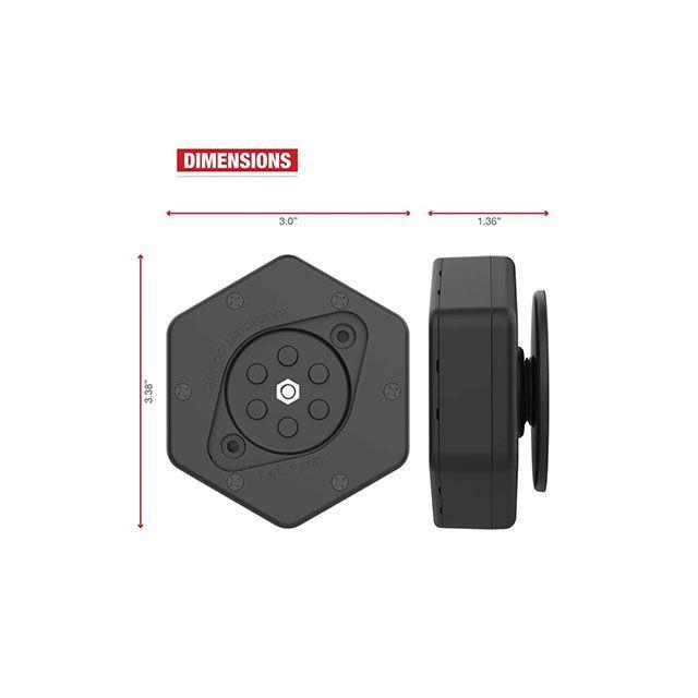 RAM MOUNTS（ラムマウント） 防振アダプター ボール無 Vibe-Safe RAM