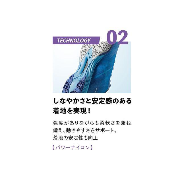 ファクティブ 日本卓球 ムービングエアロ（ブルー） サイズ 23.5cm