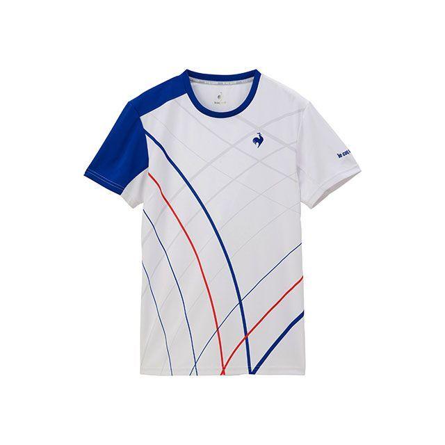 le coq sportif ルコック グラフィックゲームシャツ（ホワイト