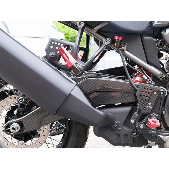 SPEEDRA RA1250 パンアメリカ1250 スイングアームカバー 仕様 フォージドカーボン（艶あり） SPEEDRAの画像
