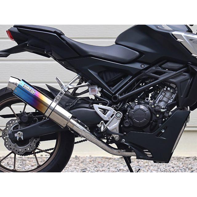 ダブルアールズ CB125R JMCA フルエキゾースト ラウンド・焼き色チタンサイレンサー WR’Sの画像