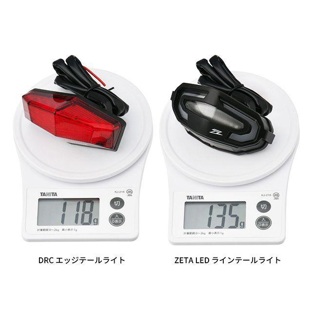 ZETA ジータ 汎用 LED テールライト（クリア） : モトメガネYahoo!店