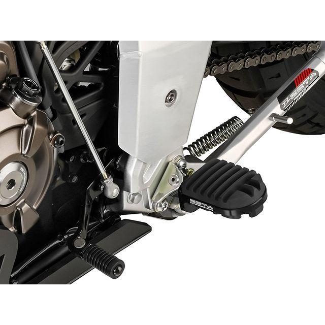 ZETA ジータ Tenere700 アドベンチャーフットペグ（ブラック） バイク