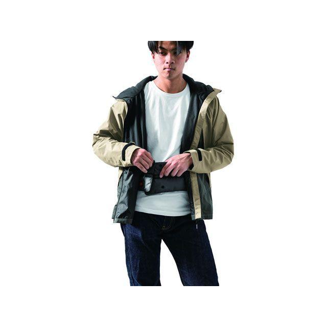 Makku マック ネクサスヒートレインジャケット（ベージュ×チャコール