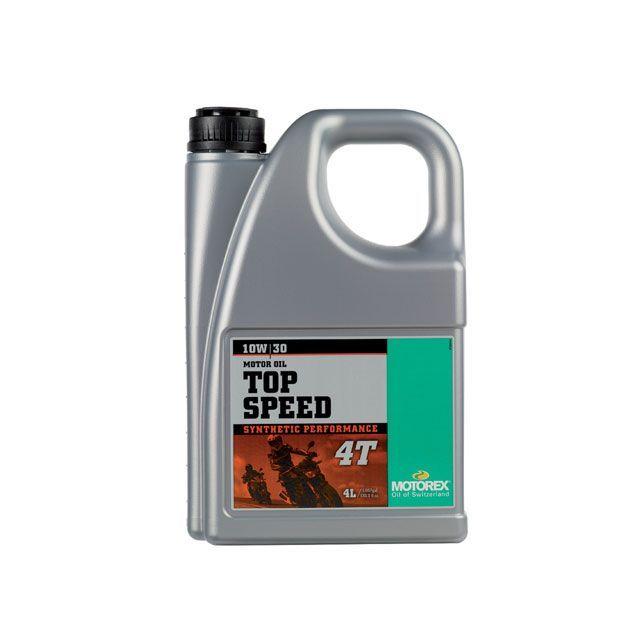 確認用 MOTOREX（モトレックス） TOP SPEED 4T 10W-30 容量 4L MOTOREX
