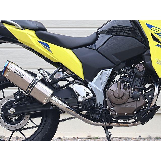 スズキVストローム250SX SS-OVALタイプフルエキゾーストソリッドチタン WR'S（ダブルアールズ） Vストローム250SX JMCA フルエキゾースト SS