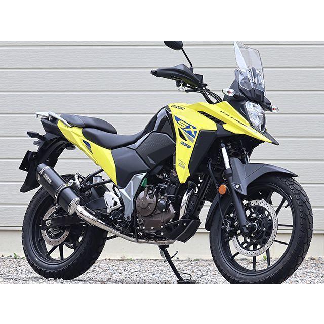 スズキVストローム250SX SS-OVALタイプフルエキゾーストソリッドチタン WR'S（ダブルアールズ） Vストローム250SX JMCA フルエキゾースト SS