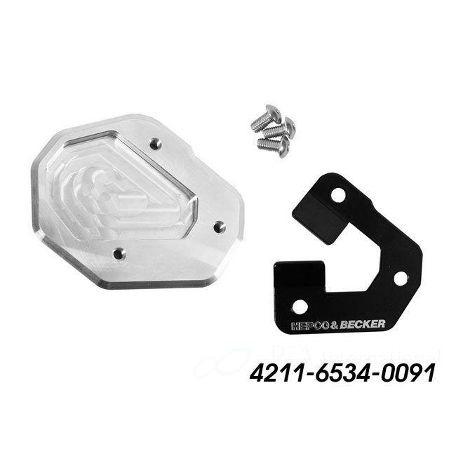 ヘプコ＆ベッカー F900GS サイドスタンドエンド（ブラック