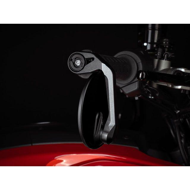 ギルズツーリング GILLES バーエンドミラー 「MOON」 （マットブラック） GILLES TOOLING バイク