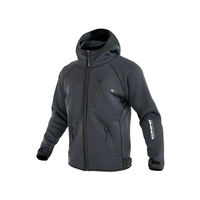 コミネ 2024-2025秋冬モデル JK-632 エニグマライトウェットスーツフーディー（ブラック） サイズ 3XL KOMINE コミネ（Komine） 2024-2025秋冬モデル JK-632 エニグマライトウェット