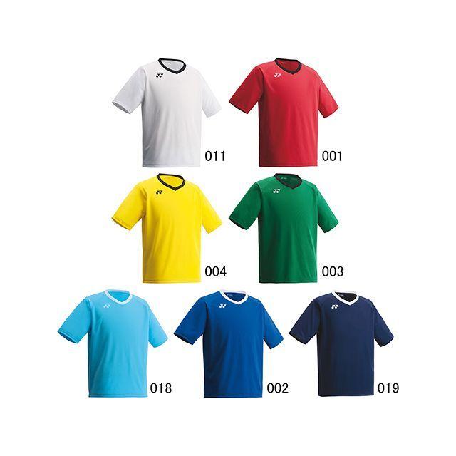 YONEX スポーツウェアセット M ホワイト/グリーン YONEX（ヨネックス） FW1006 ユニプラクティスTシャツ（レッド