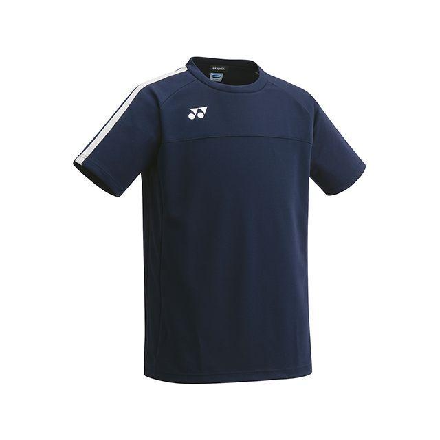 YONEX バドミントンシャツ XO 黒/青 YONEX（ヨネックス） FW1007 ユニゲームシャツ/プロスタイル（ネイビー