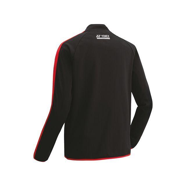 YONEX（ヨネックス） FW5007 ユニトレーニングトップ（ブラック/レッド