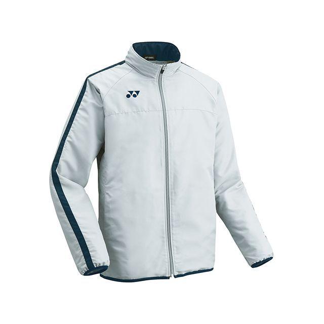 ヨネックス FW7001J ジュニア裏地付ウォーマージャケット（シルバー） サイズ J140 YONEX YONEX（ヨネックス） FW7001J ジュニア裏地付ウォーマージャケット