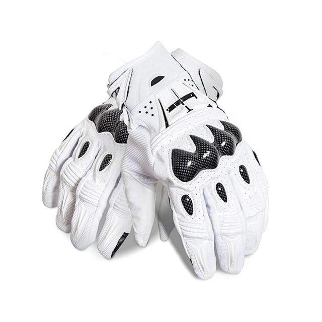 Kaedear（カエディア） エレクトロMOTOグローブ（ホワイト） サイズ L