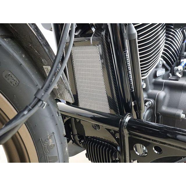 SPEEDRA ソフテイル オイルクーラーカバー ドライカーボン 仕様 綾織り