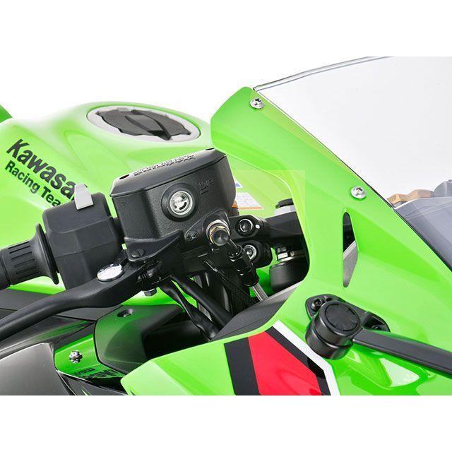 スウェッジラインプロ Ninja ZX-4R SE Ninja ZX-4RR フロントホースキット バイピース（レッド＆ブルー） ホースカラー クリ…の画像