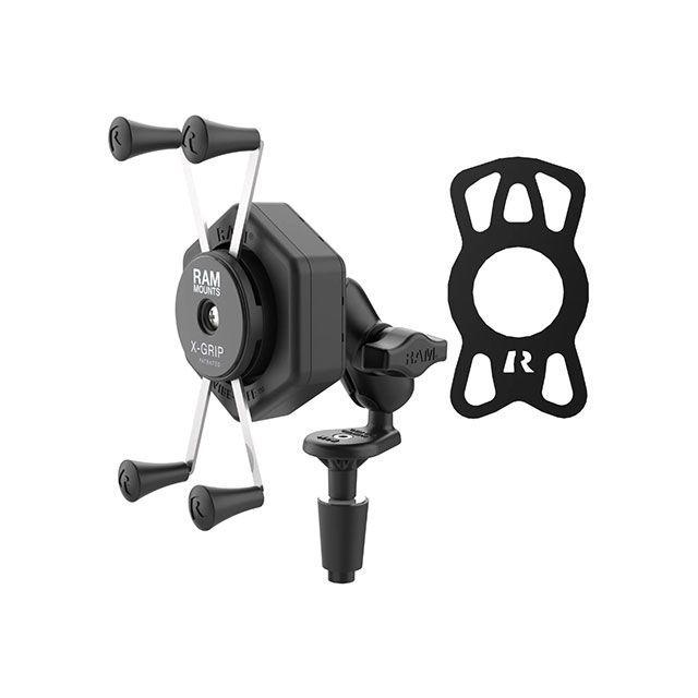 RAM MOUNTS（ラムマウント） 防振Xグリップ（M）＆フォークステム