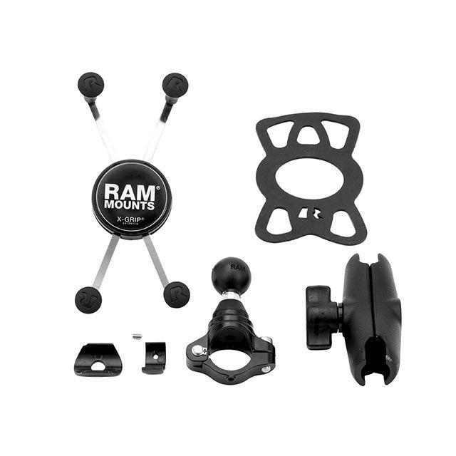 RAM MOUNTS（ラムマウント） Xグリップ（M）＆PLOT防振クランプセット