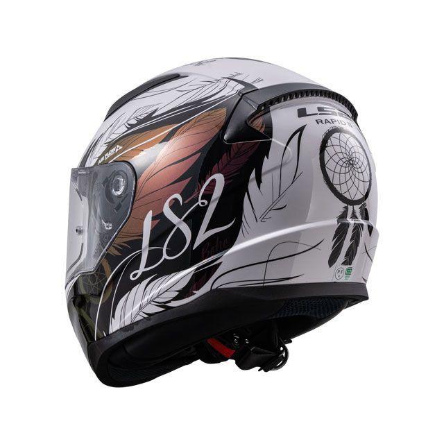 LS2 HELMETS エルエスツーヘルメット RAPID II（ホワイト ブラック