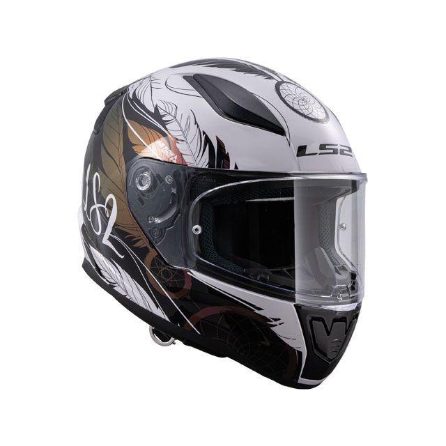 2点セット 専用 LS2 HELMETS エルエスツーヘルメット RAPID II（ホワイト ブラック