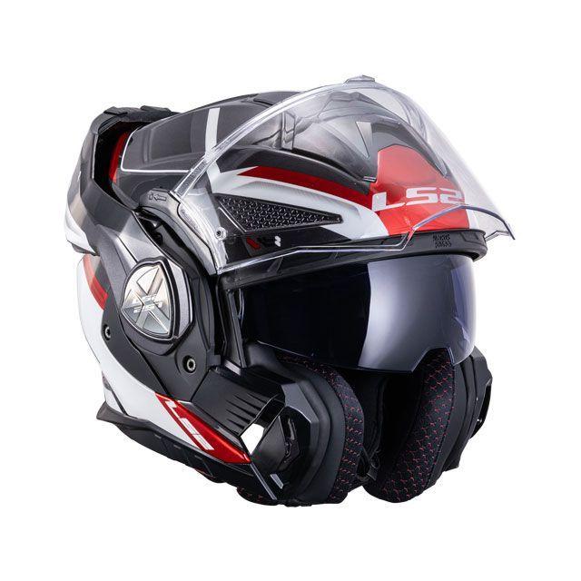 LS2 HELMETS エルエスツーヘルメット ADVANT-X F（ブラック ホワイト